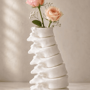 Gothic Anatomical Spine Vase | Dark Home Decor