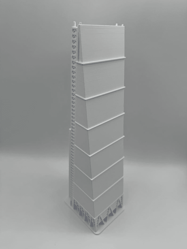Leadenhall Building Inspired Miniature London Skyscraper Model