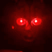 Darth Maul Inspired Horned Skull LED Light-Up Figure