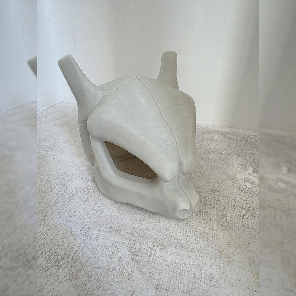 Mewtwo-Inspired Skull Bust | Pokémon Fan Collectible