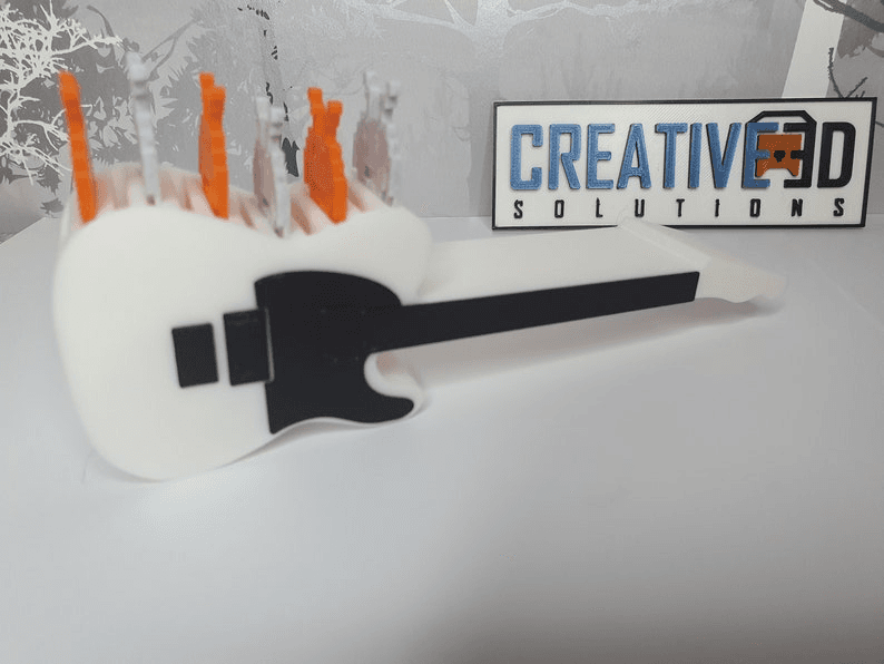 Telecaster-Style Guitar Pick Holder | Guitarist Gift