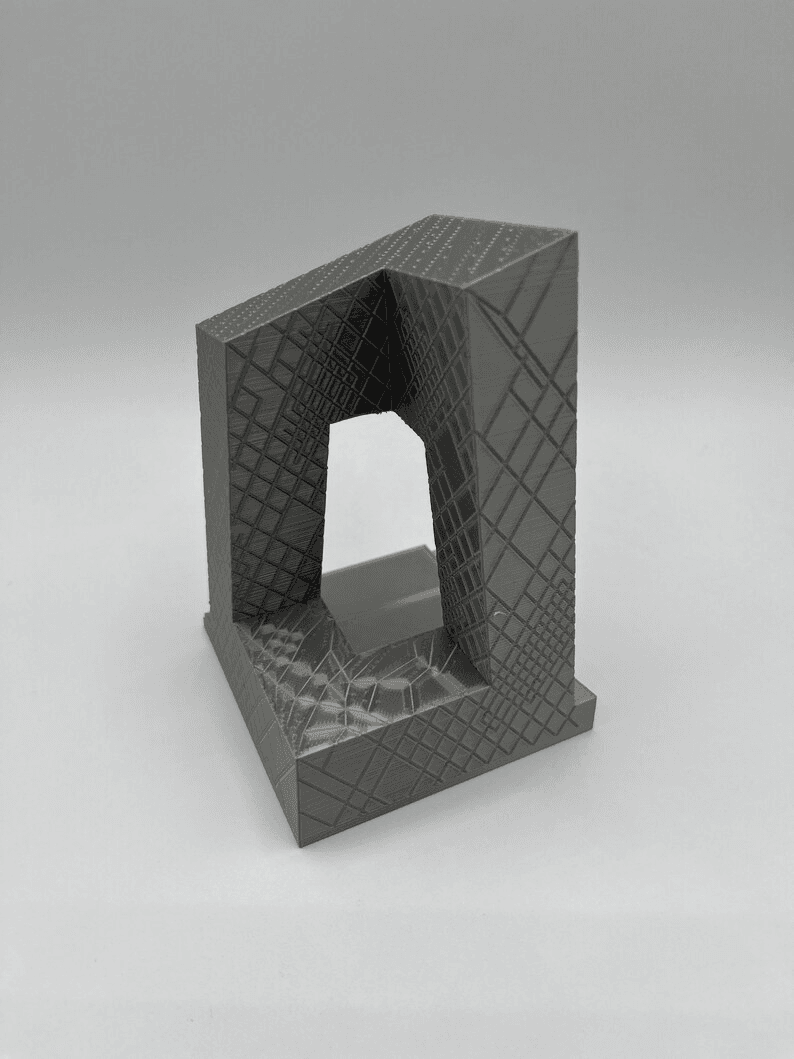 CCTV Headquarters Inspired Architectural Desk Model