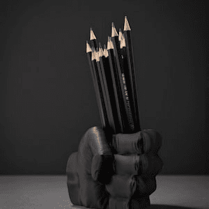 Fist Pencil Holder – Bold Power Fist Desk Organizer