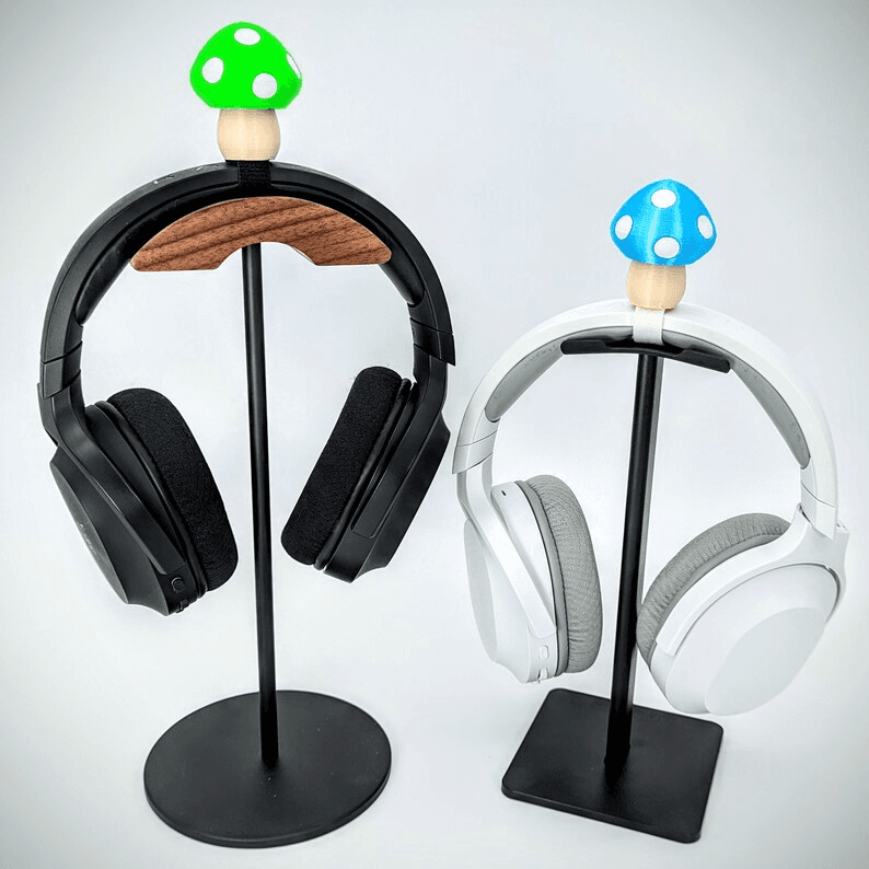 Mushroom-Inspired Headphone Stand & Headset Holder