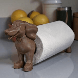 Dachshund Paper Towel Holder – Wiener Dog Kitchen Decor