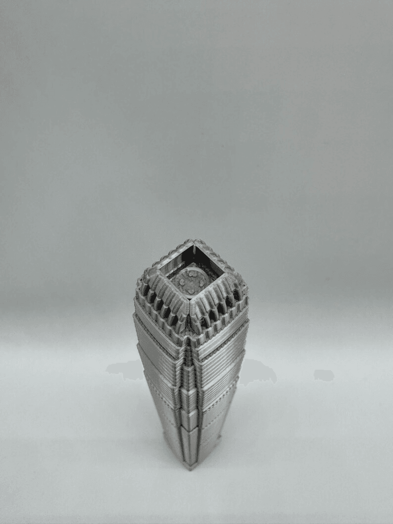 Two IFC Hong Kong Tower Inspired Miniature Skyline Model