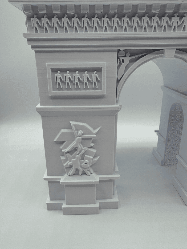 Arc de Triomphe Inspired Miniature Landmark Model