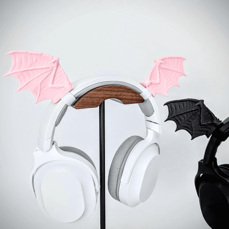 Bat Wings & Cat Ears Gaming Headset Attachment