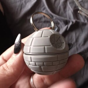 Death Star Inspired Clicky Keychain | Star Wars Fan Gift