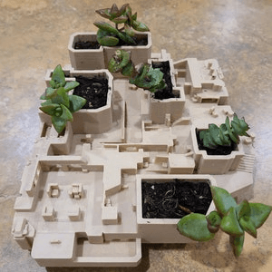 Counter-Strike Mirage Map Inspired Succulent Planter