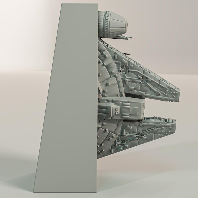 Millennium Falcon Inspired Book Nook Wall Mount Bracket