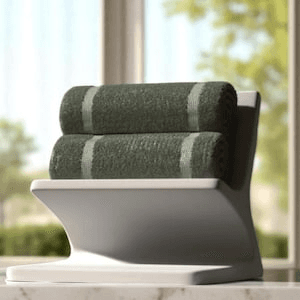 Minimalist Arc Small Towel Holder & Countertop Stand