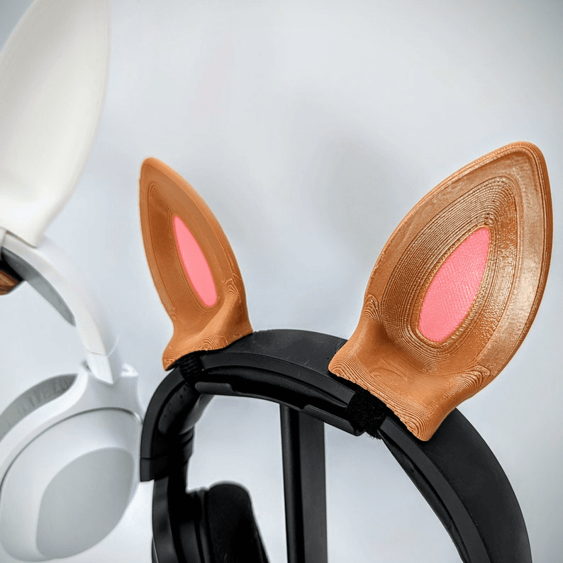 Bunny Ears Headphone Clip-On | Rabbit Cosplay Accessory