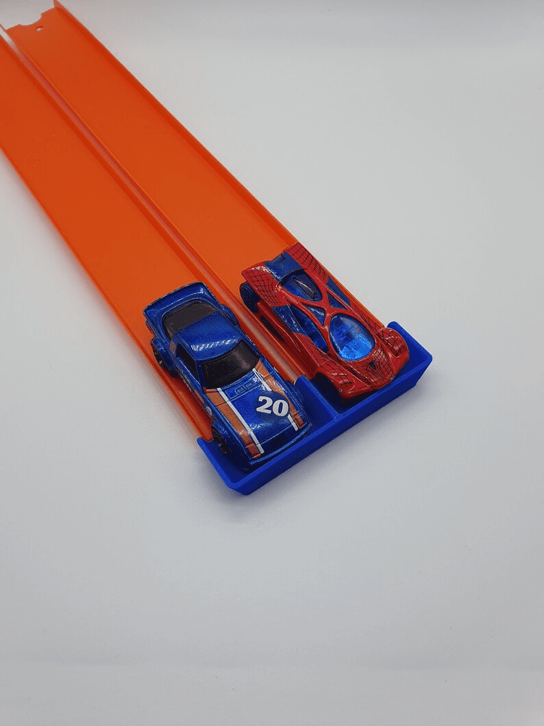 Custom Hot Tracks-Style End Stop Connector for Toy Cars