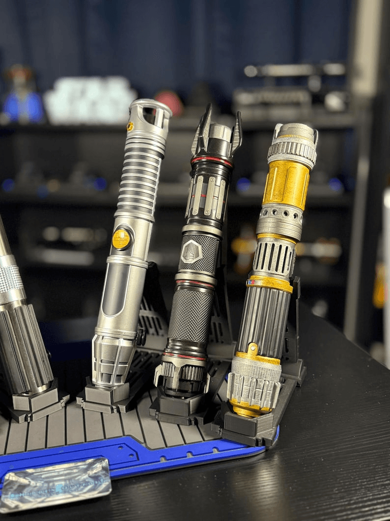 Star Wars Inspired Lightsaber Display Stand for Collectors