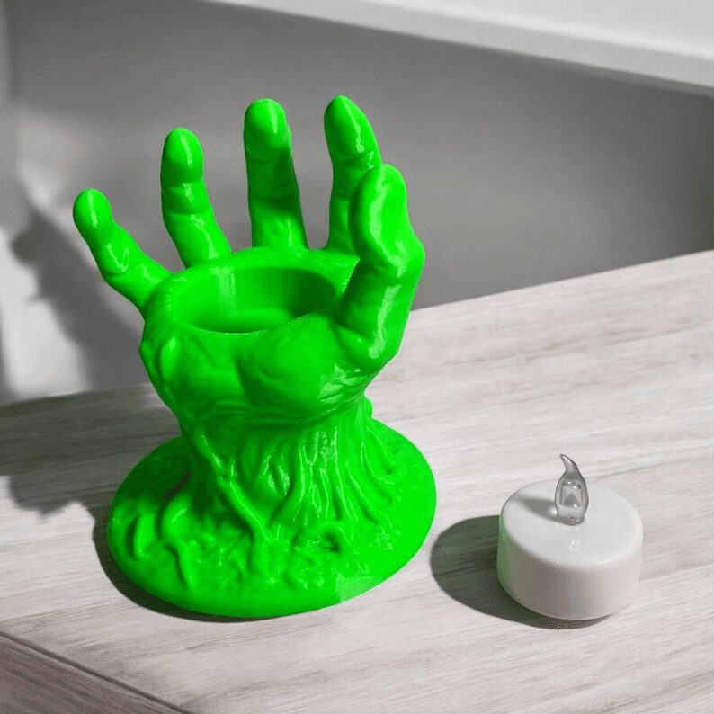 Zombie Hand Halloween Tea Light Candle Holder