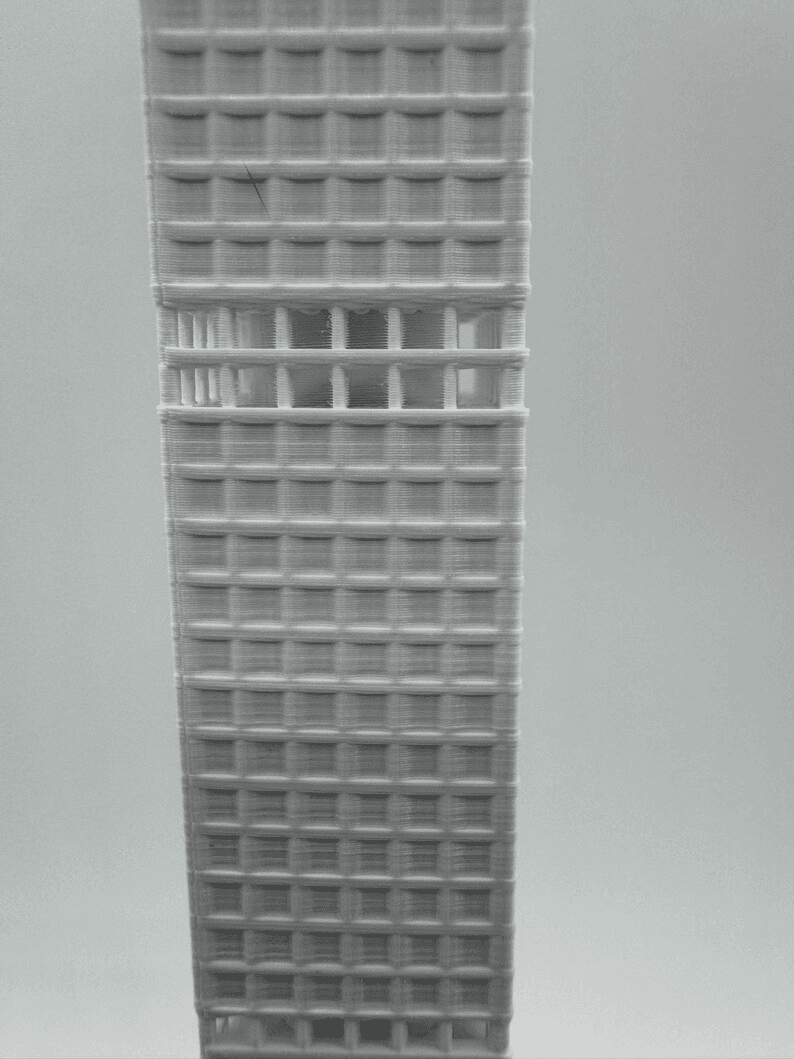 432 Park Avenue Inspired Miniature Skyscraper Model
