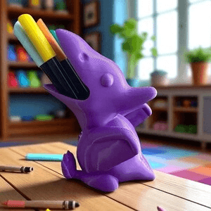 Pterodactyl Dinosaur Pen Holder & Pencil Cup Organiser