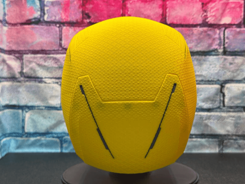 Daredevil Born Again Inspired Yellow Devil Helmet Mask