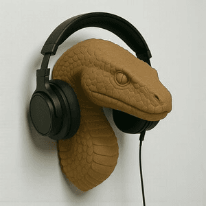 Snake Headphone Stand – Serpent Cobra Headset Holder