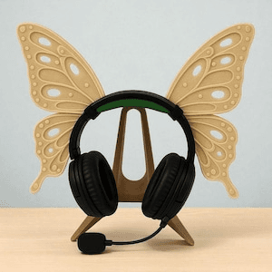Butterfly Wing Gaming Headset Stand | Cosplay Desk Holder