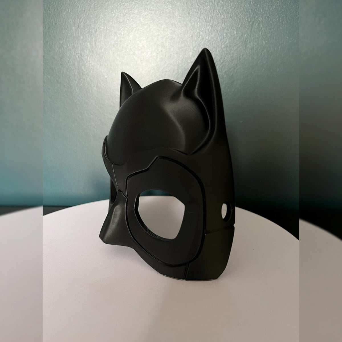 Catwoman-Inspired Cosplay Mask | Cat Villain Half Mask