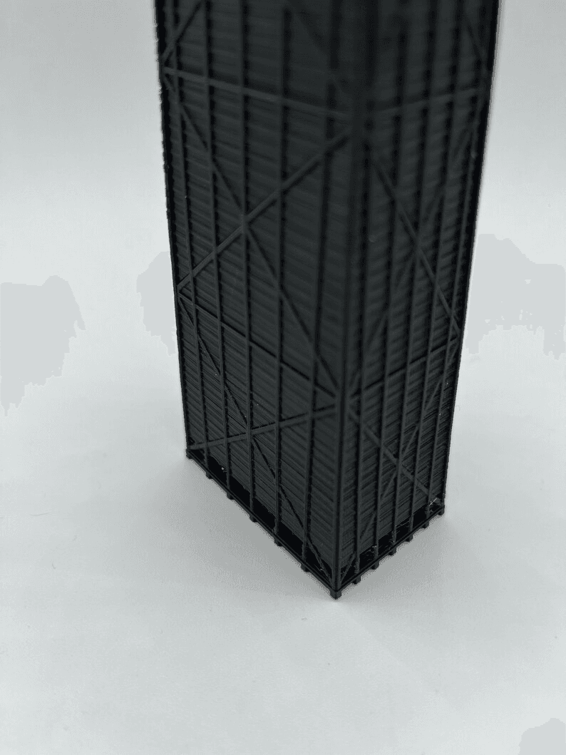 John Hancock Center Inspired Miniature Skyscraper Model