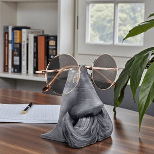 Funny Nose & Mustache Glasses Holder Desk Stand