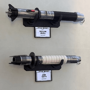 Baylan Skoll Inspired Lightsaber Fan Replica with Stand