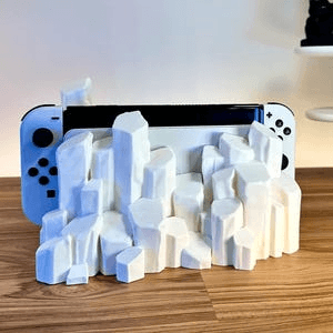 Quartz Crystal-Inspired Nintendo Switch Dock Cover | Classic & OLED