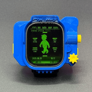 Pip-Boy Inspired Apple Watch Faceplate Cover Case