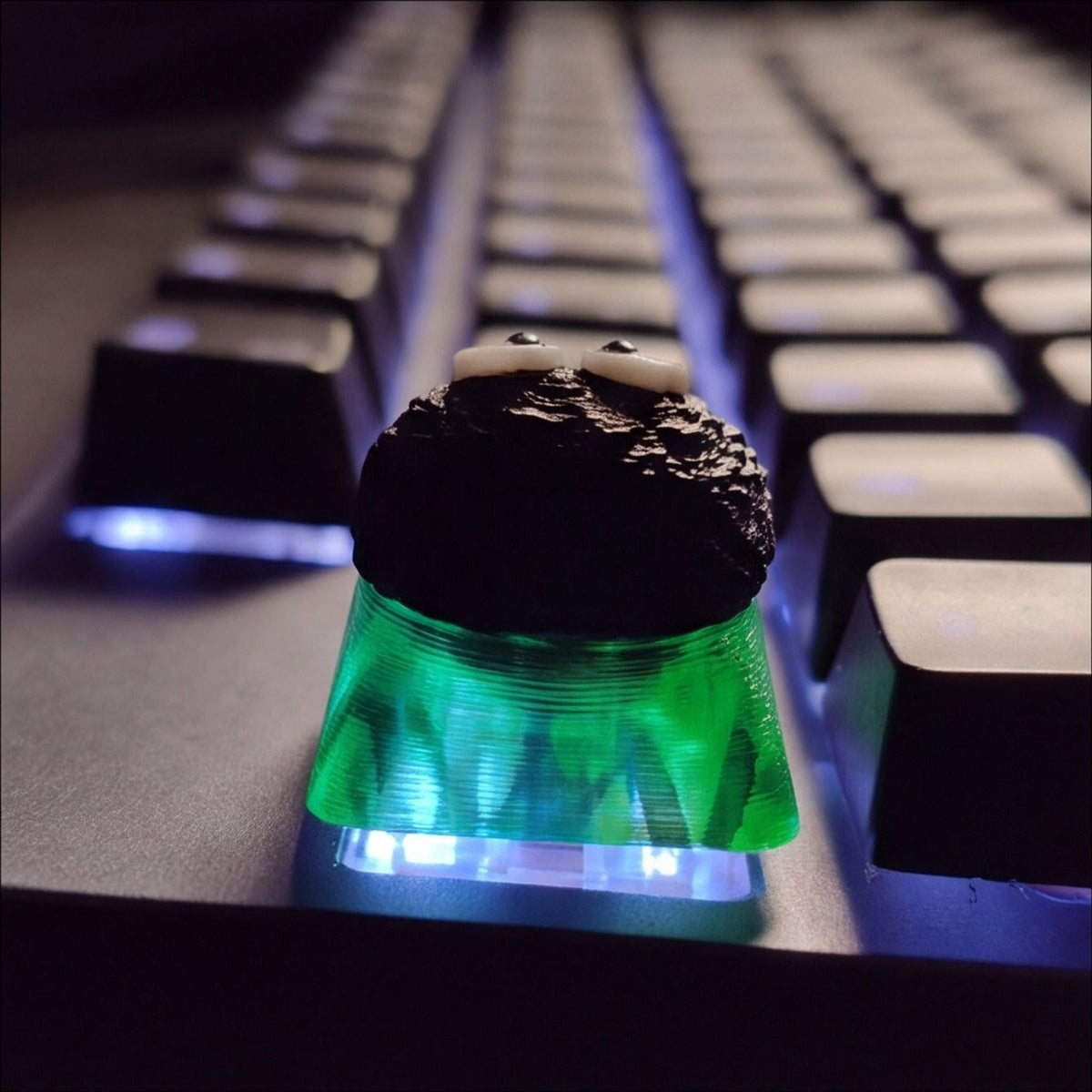 Soot Sprite Artisan Keycap – Susuwatari Inspired Fan Gift