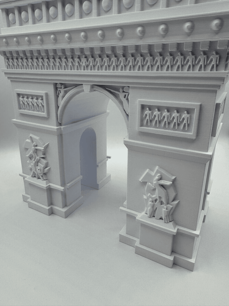 Arc de Triomphe Inspired Miniature Landmark Model