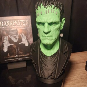 Frankenstein Monster Inspired Bust – Classic Horror Fan Sculpture