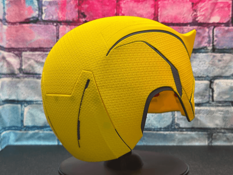 Daredevil Born Again Inspired Yellow Devil Helmet Mask