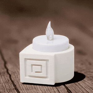 Ancient Mayan Inspired Tea Light Holder Set – Aztec Style