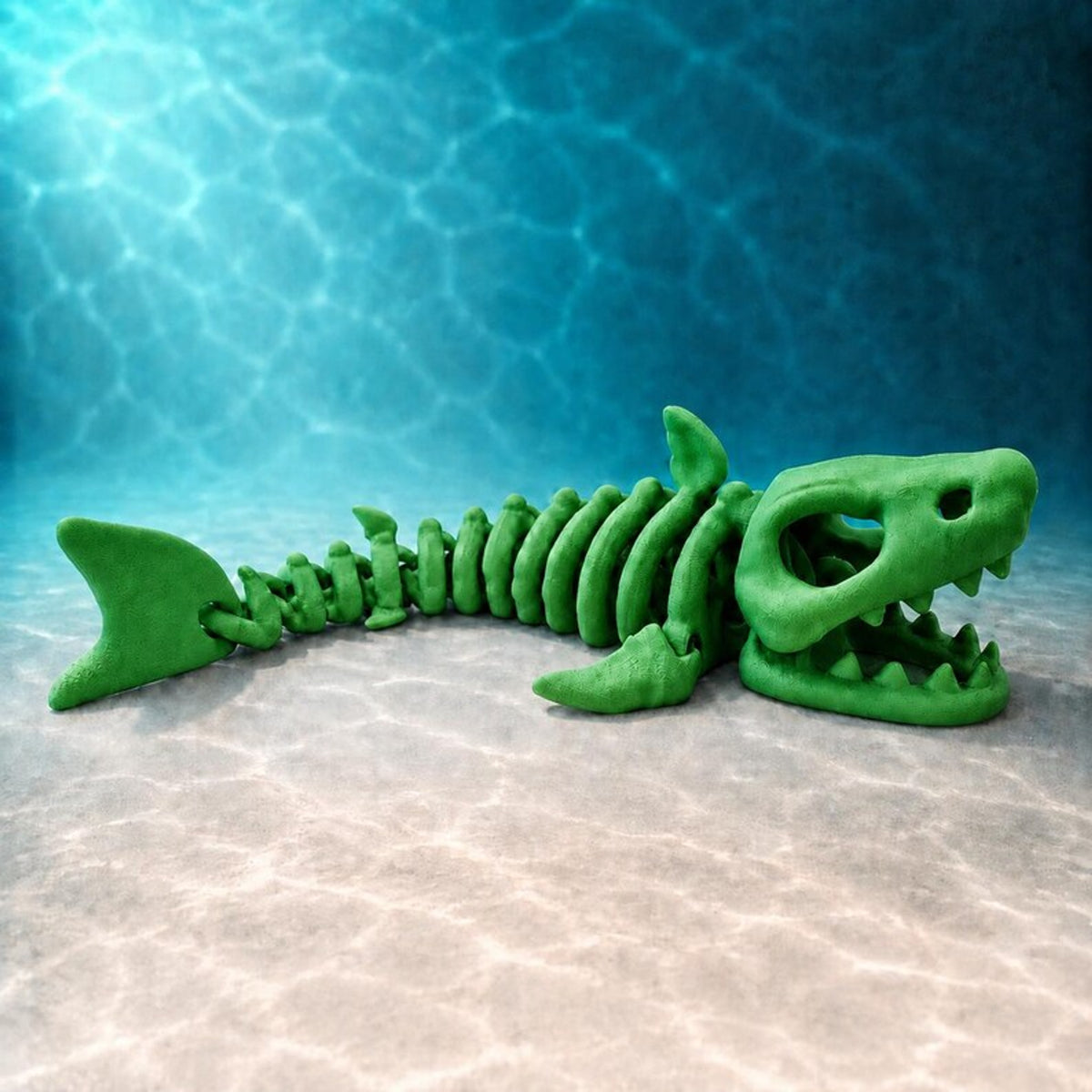 Articulated Skeleton Shark Fidget Toy – Poseable Desk Decor