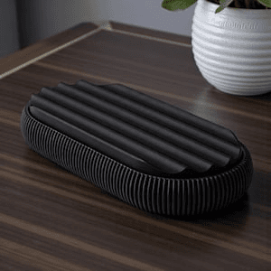 Ribbed Pen Tray – Modern Minimalist Desk Organizer