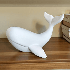 Humpback Whale Sculpture – Ocean Animal Shelf Decor