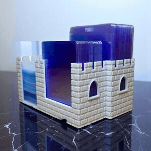 Castle TCG Organizer – Toploader & Sleeve Storage Box