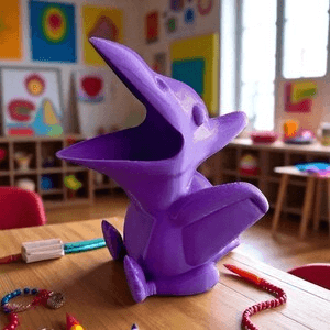 Pterodactyl Dinosaur Pen Holder & Pencil Cup Organiser