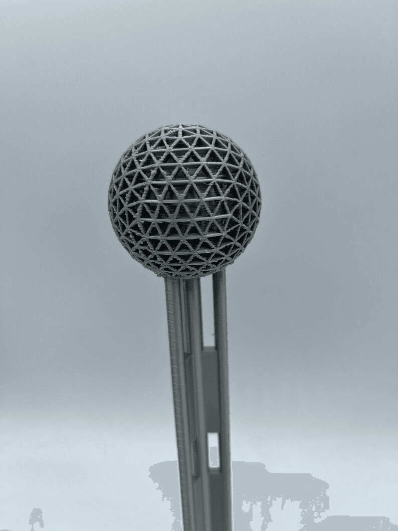 Reunion Tower Inspired Dallas Landmark Replica Model
