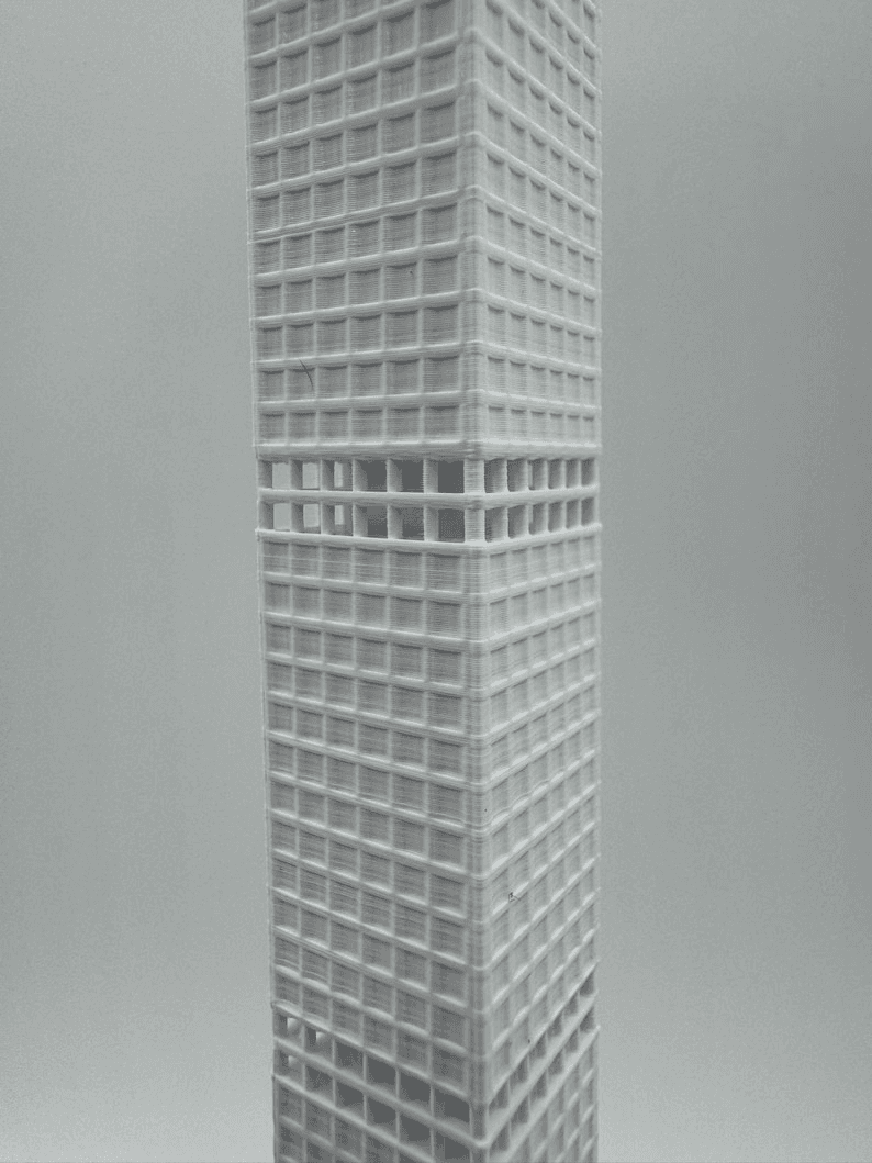 432 Park Avenue Inspired Miniature Skyscraper Model