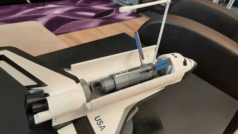 NASA-Inspired Space Shuttle & Rocket Booster Display Model