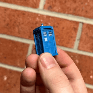 Pocket TARDIS Kit Card – Doctor Who Inspired Mini Model