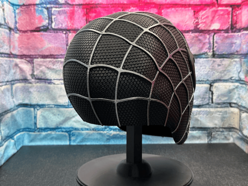 Spider-Man Black Suit Inspired Cosplay Helmet Mask