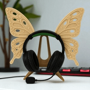 Butterfly Wing Gaming Headset Stand | Cosplay Desk Holder