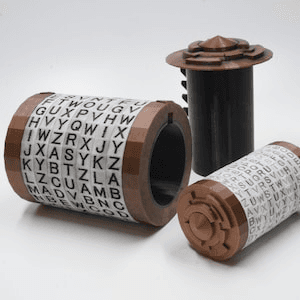 Cryptex Inspired Secret Code Puzzle Box Cylinder Vault
