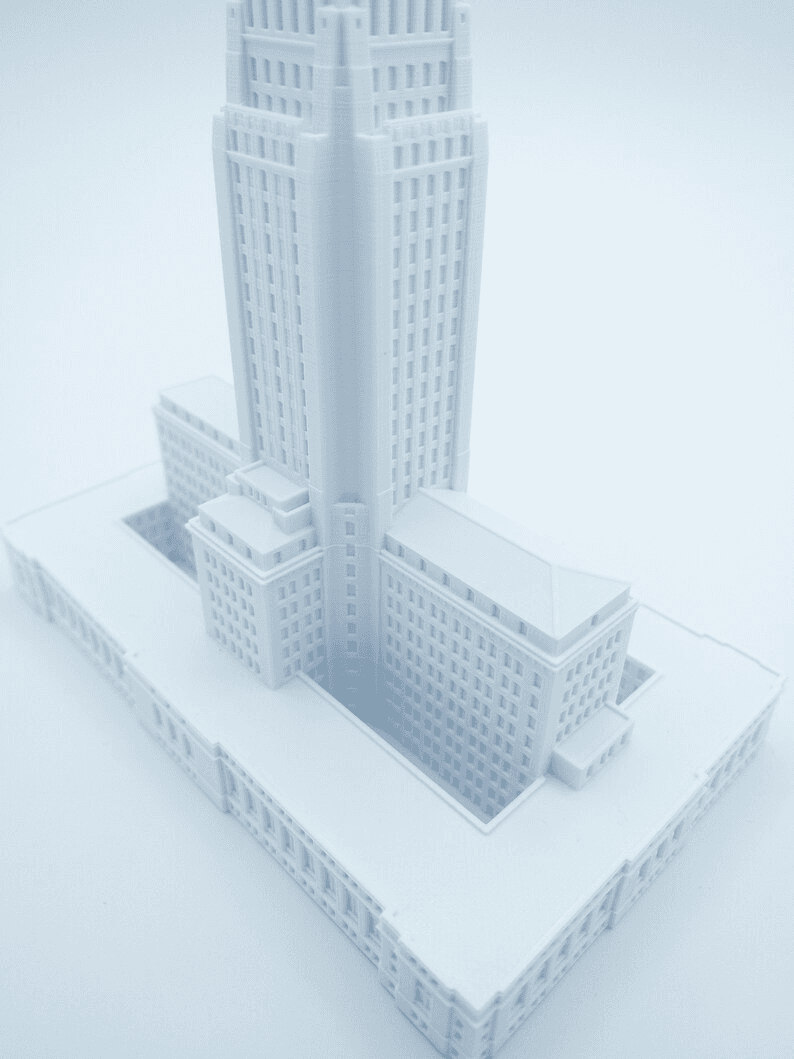 Vienna Rathaus Inspired Gothic City Hall Miniature Model