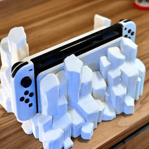 Quartz Crystal-Inspired Nintendo Switch Dock Cover | Classic & OLED
